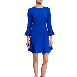 Jill Stuart Long-Sleeve Ruffle Dress